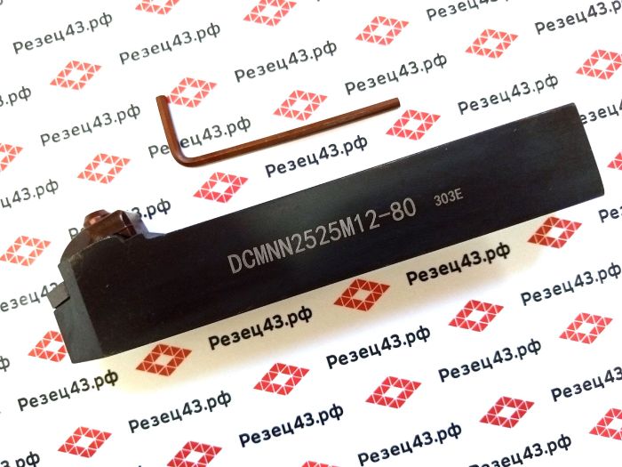 Резец наружного точения DCMNN2525M12-80
