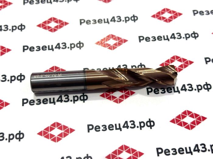 Сверло твердосплавное 9,8 мм