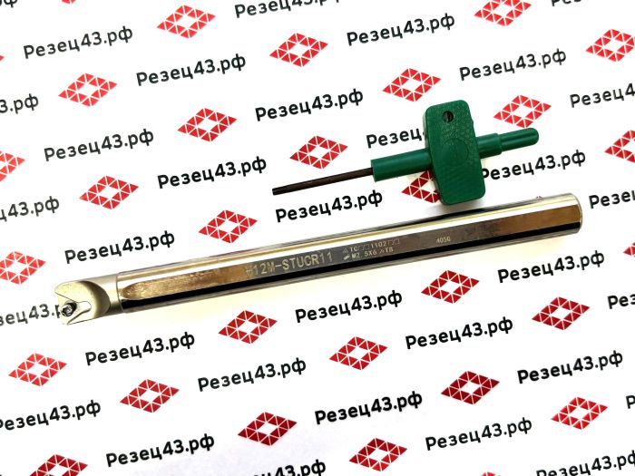 Резец внутреннего точения H12M-STUCR11 (инструментальная сталь H13)