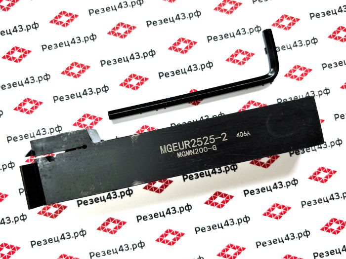 Резец канавочный MGEUR2525-2 45°