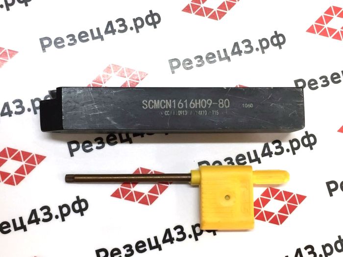 Резец HZSK наружного точения SCMCN1616H09-80