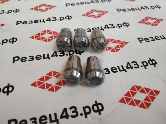 Набор высокоточных цанг ER11 в деревянном кейсе 5 шт ER11-5pcs