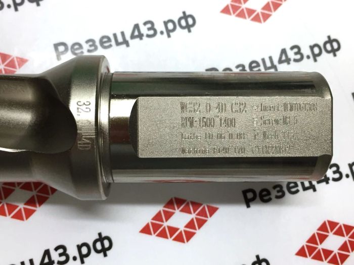 Корпусное сверло WC-32-C32-4D со сменными пластинами WC**
