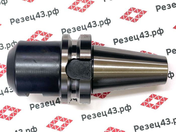 Оправка с конусом BT40 (ISO 40, 7:24) для инструмента с боковым зажимом Weldon 20, вылет 75 BT40-SLN20-75 