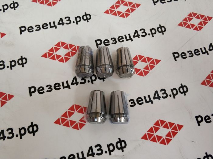 Набор высокоточных цанг ER11 в деревянном кейсе 5 шт ER11-5pcs