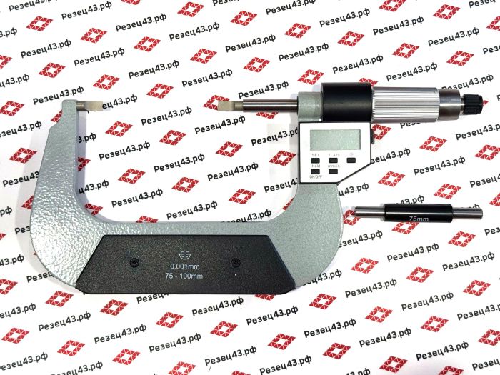 Микрометр цифровой с лезвийными губками 75-100 мм