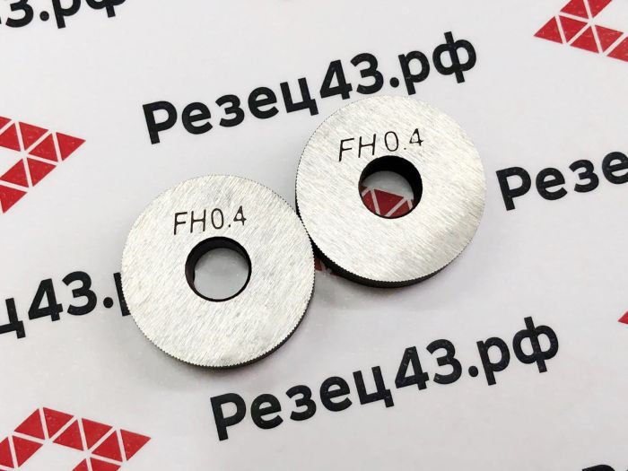 Ролики для накатки сетчатого рифления шаг 0.4 мм