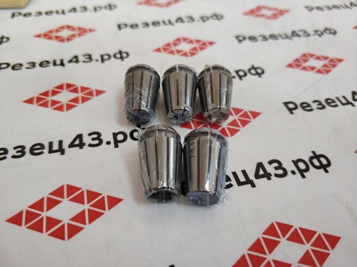 Набор высокоточных цанг ER11 в деревянном кейсе 5 шт ER11-5pcs