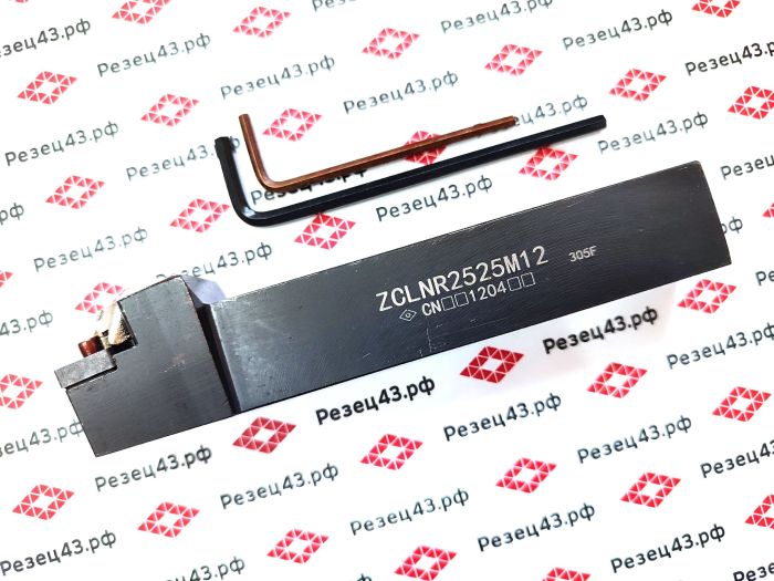 Резец наружного точения ZCLNR2525M12