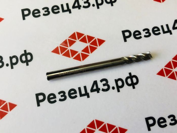 Концевая фреза D4-D4-50mm 3Z, алюминий (HRC55)