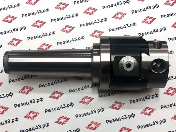 Расточная головка Морзе 5 (MT5) NBH2084 с набором резцов SBJ 8 шт под сменные пластины