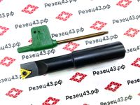 Расточной резец со сменными пластинами 16 мм с глубиной точения 45 мм для расточной головки F1