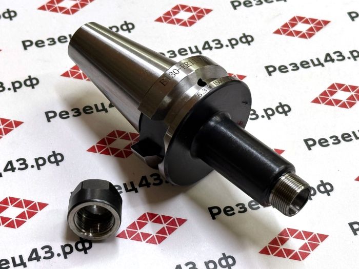 Цанговый патрон BT30 / ISO30 с ключом и набором цанг ER11 в кейсе (BT30-ER11-13PCS)