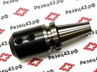 Оправка с конусом BT30 (ISO30, 7:24) для инструмента с боковым зажимом Weldon 16, вылет 75 (BT30-SLN16-75)