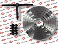 Патрон токарный 4-х кулачковый с независимым перемещением кулачков 250 мм, УК6 (К72-250/С6)