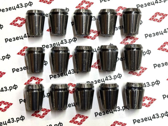 Цанговый патрон BT30 / ISO30 с ключом и набором цанг ER25 в кейсе (BT30-ER25-15PCS)