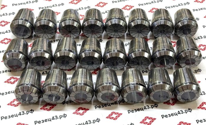 Цанговый патрон SK50 с ключом и набором цанг ER40 в кейсе (SK50-ER40-23PCS)