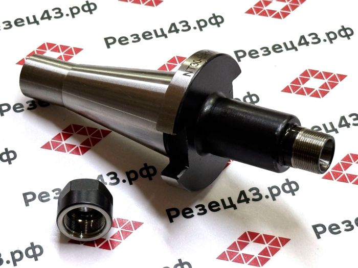 Цанговый патрон NT30 с ключом и набором цанг ER11 в кейсе (NT30-ER11-13PCS)