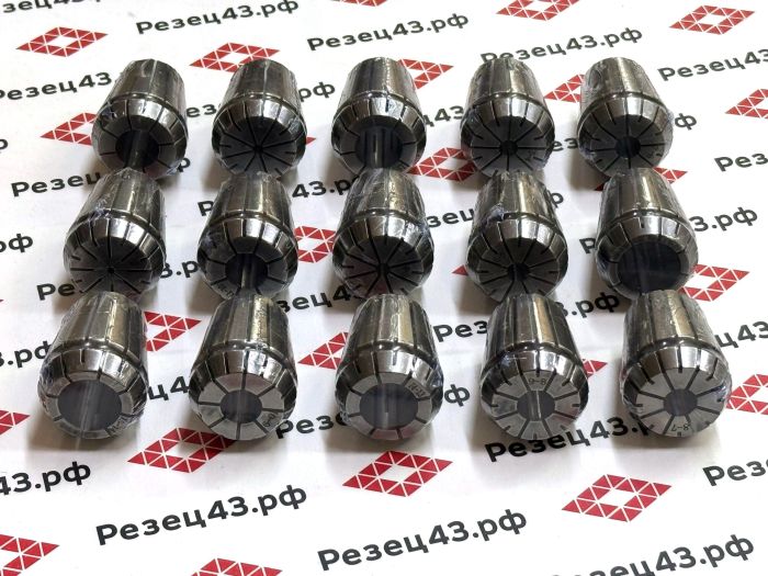 Цанговый патрон NT30 с ключом и набором цанг ER25 в кейсе (NT30-ER25-15PCS)