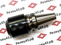 Оправка с конусом BT30 (ISO30, 7:24) для инструмента с боковым зажимом Weldon 25, вылет 75 (BT30-SLN25-75)