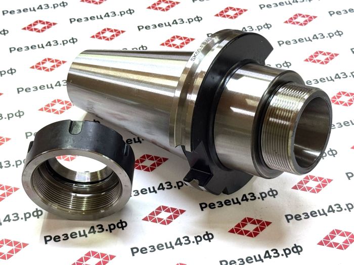 Цанговый патрон SK50 с ключом и набором цанг ER40 в кейсе (SK50-ER40-23PCS)