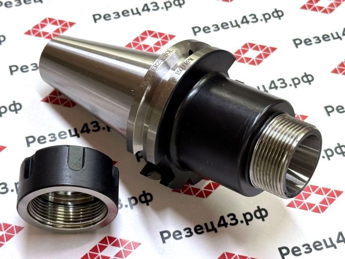 Цанговый патрон SK40 с ключом и набором цанг ER25 в кейсе (SK40-ER25-15PCS)