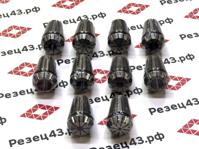 Цанговый патрон BT30 / ISO30 с ключом и набором цанг ER16 в кейсе (BT30-ER16-10PCS)