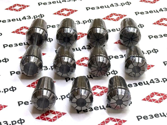 Цанговый патрон SK30 ключом и набором цанг ER20 в кейсе (SK30-ER20-11PCS)