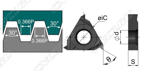 Пластина 22ER 5.0TR RDA