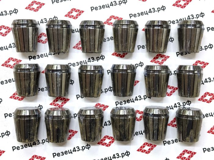 Набор высокоточных цанг ER32 в деревянном кейсе 18 шт (ER32-18 pcs)
