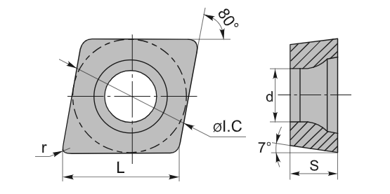 Пластина CCGT060208-AK H01